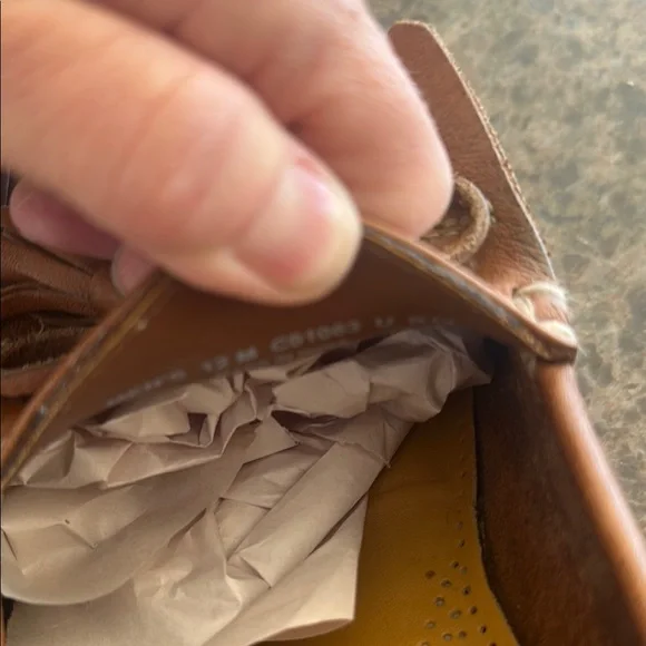 Cole Haan Brown Leather Tassel Slip-Ons - Picture 3 of 12